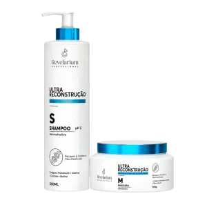 Kit Shampoo e Máscara Ultra Reconstrução 500ml