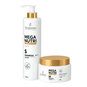 Kit Mega Nutri Shampoo e Máscara 500ml