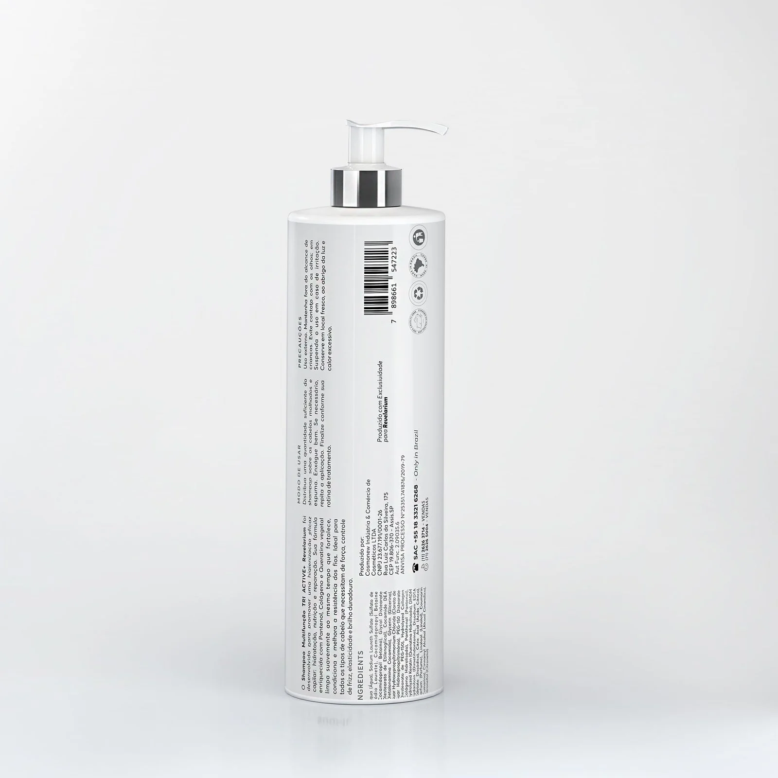 Shampoo Tri Active Cronograma Capilar 500ml Revelarium - imagem 2