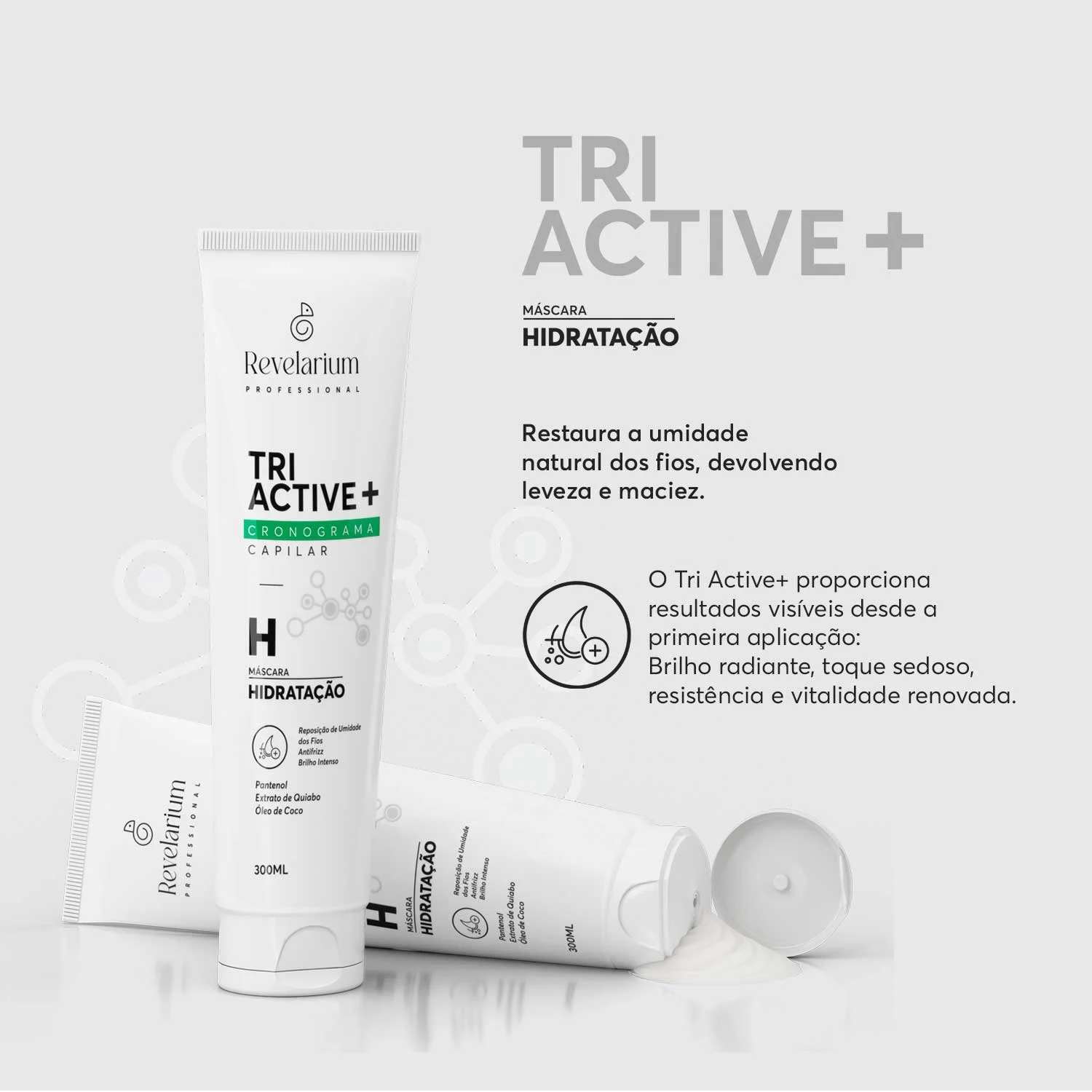 Máscara Tri Active Hidratação 300g Revelarium - imagem 3