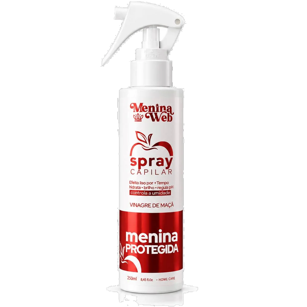 Spray Acidificante Capilar Vinagre de Maçã Menina Web 250ml